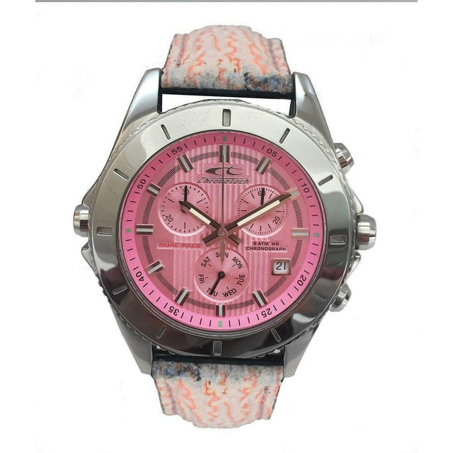 Chronotech Multicolor Leather Watch - Hilstor