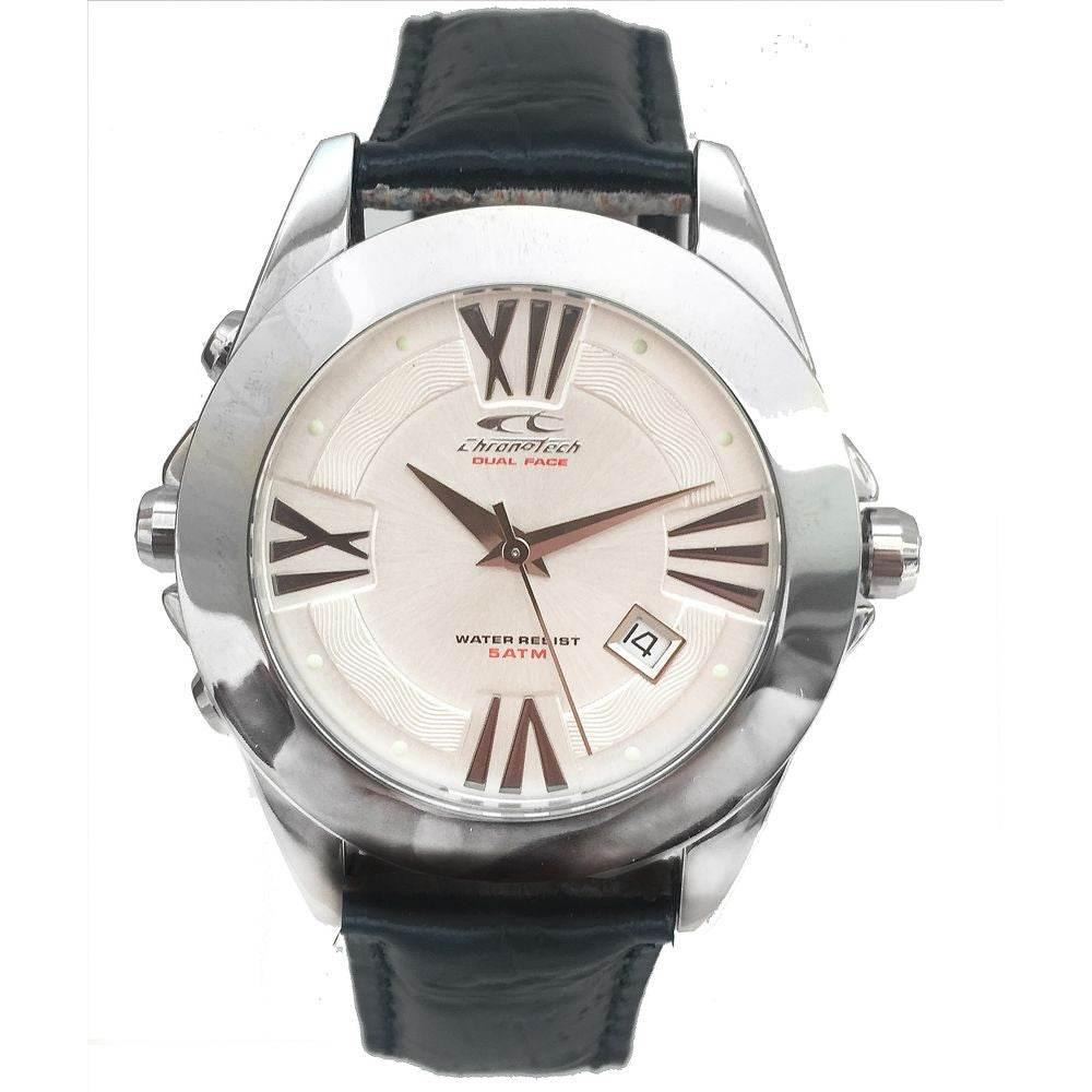 Chronotech Multicolor Leather Watch - Hilstor