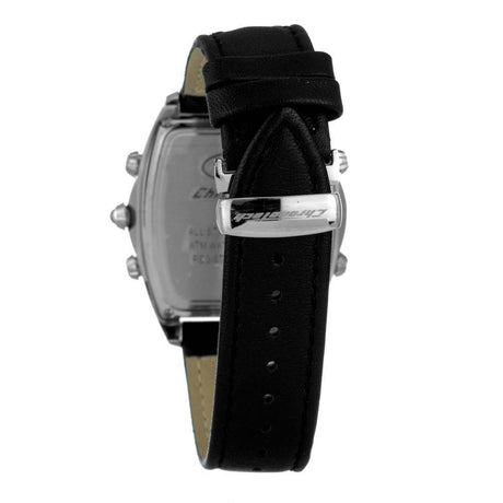 Chronotech Black Leather Watch - Hilstor