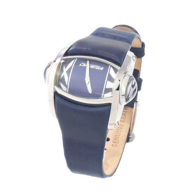 Chronotech Blue Leather Watch - Hilstor