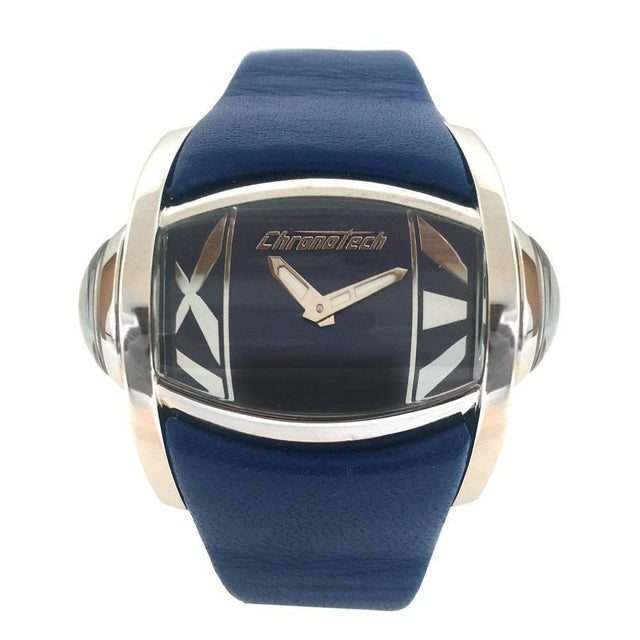 Chronotech Blue Leather Watch - Hilstor
