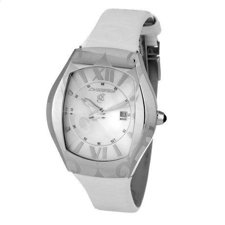 Chronotech White Leather Watch - Hilstor