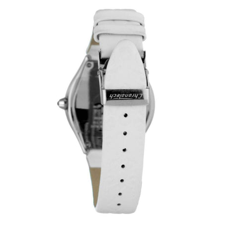 Chronotech White Leather Watch - Hilstor