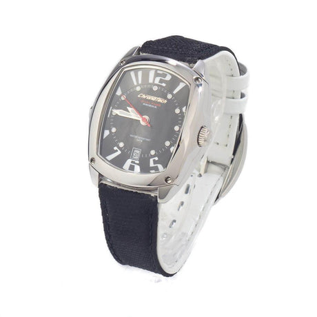 Chronotech Black Leather Watch - Hilstor