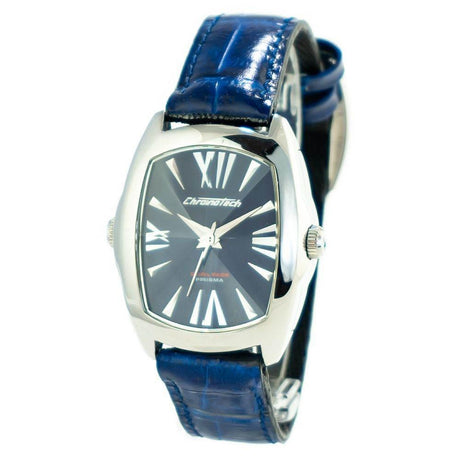 Chronotech Black Leather Watch - Hilstor