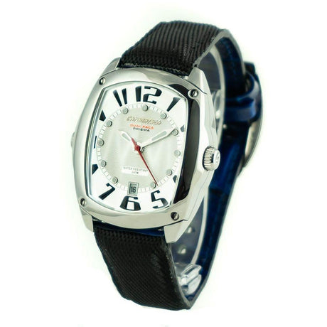 Chronotech Black Leather Watch - Hilstor