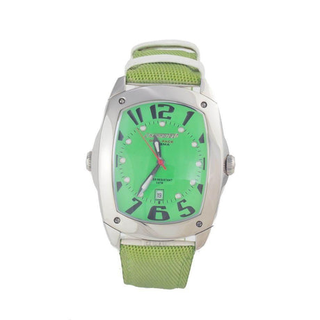 Chronotech Green Leather Watch - Hilstor