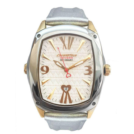 Chronotech Gold Leather Watch - Hilstor