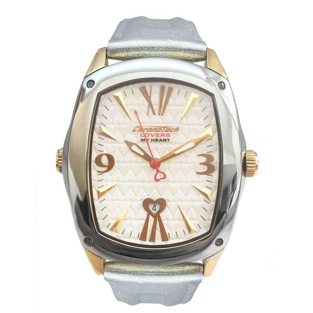 Chronotech Gold Leather Watch - Hilstor