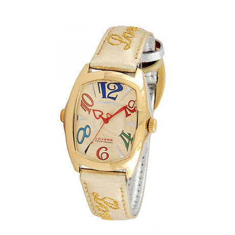 Chronotech Gold Leather Watch - Hilstor