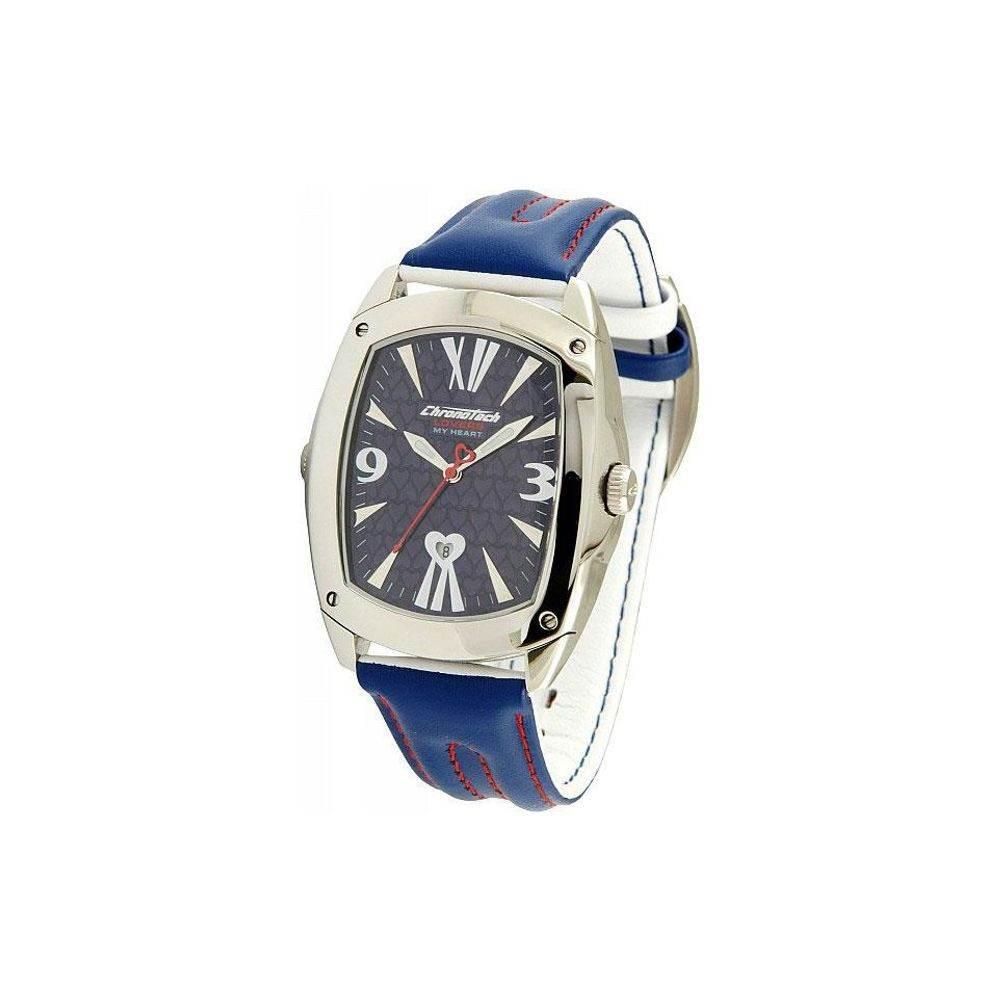 Chronotech Blue Leather Watch - Hilstor