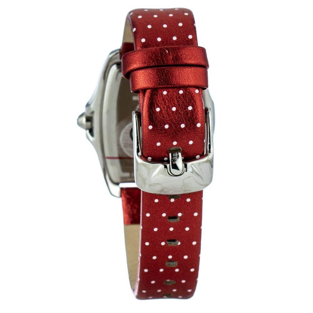 Chronotech Red Leather Watch - Hilstor