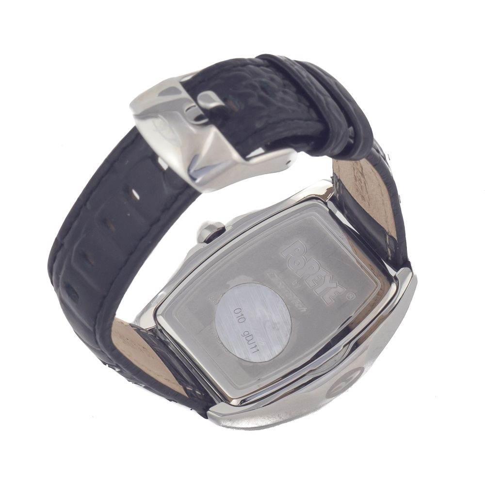 Chronotech Black Leather Watch - Hilstor