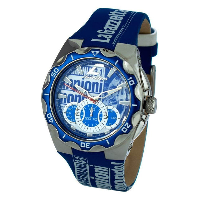 Chronotech Blue Leather Watch - Hilstor