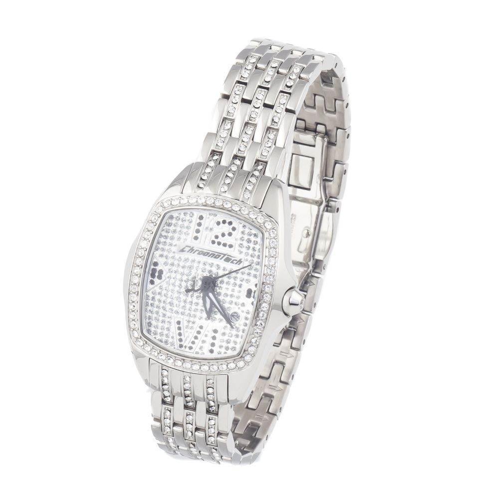Chronotech Silver Stainless Steel Watch - Hilstor
