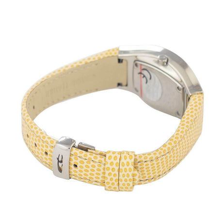 Chronotech Yellow Leather Watch - Hilstor