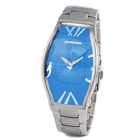 Chronotech Silver Stainless Steel Watch - Hilstor