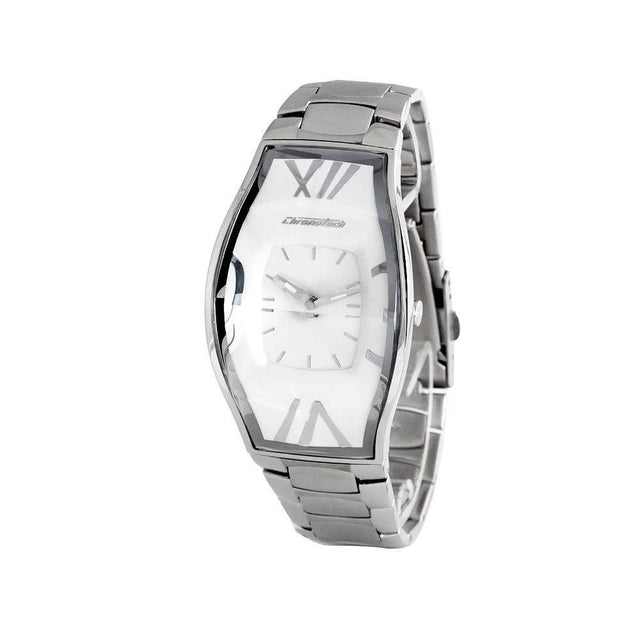 Chronotech Silver Steel Watch - Hilstor