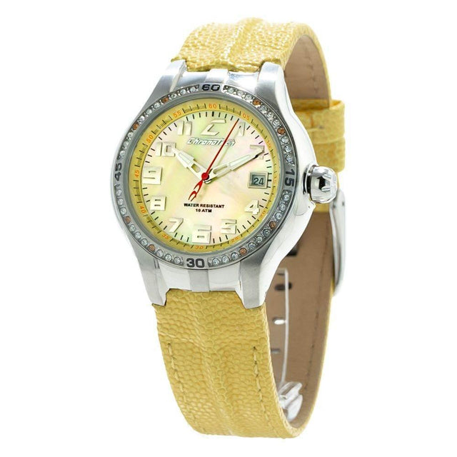 Chronotech Yellow Leather Watch - Hilstor