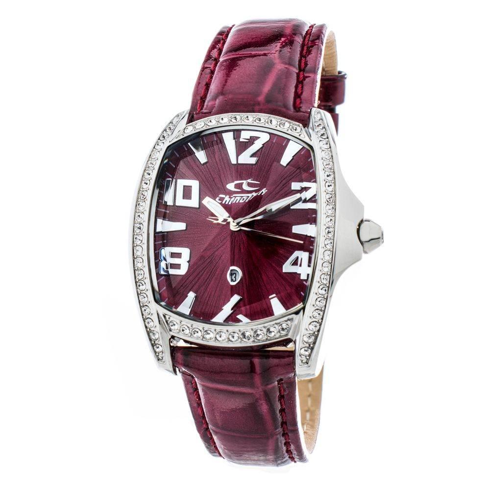Chronotech Red Leather Watch - Hilstor