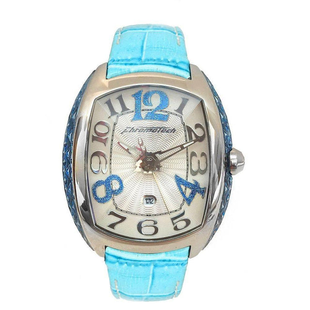 Chronotech Blue Leather Watch - Hilstor