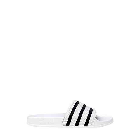 Adidas White Polyester Sandal - Hilstor