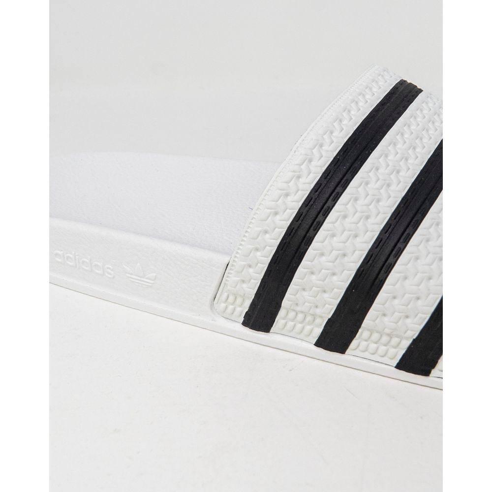 Adidas White Polyester Sandal - Hilstor