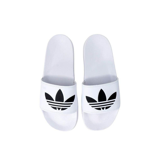 Adidas White Polyester Sandal - Hilstor