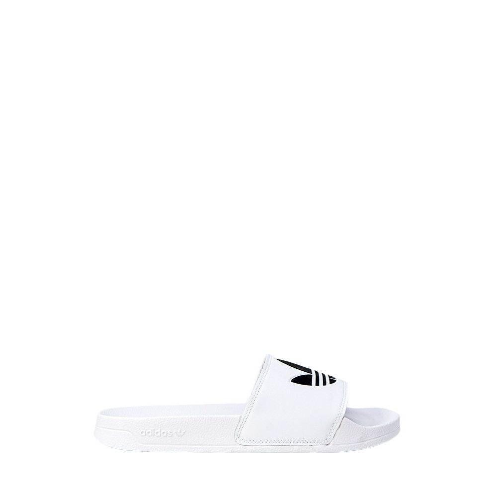 Adidas White Polyester Sandal - Hilstor