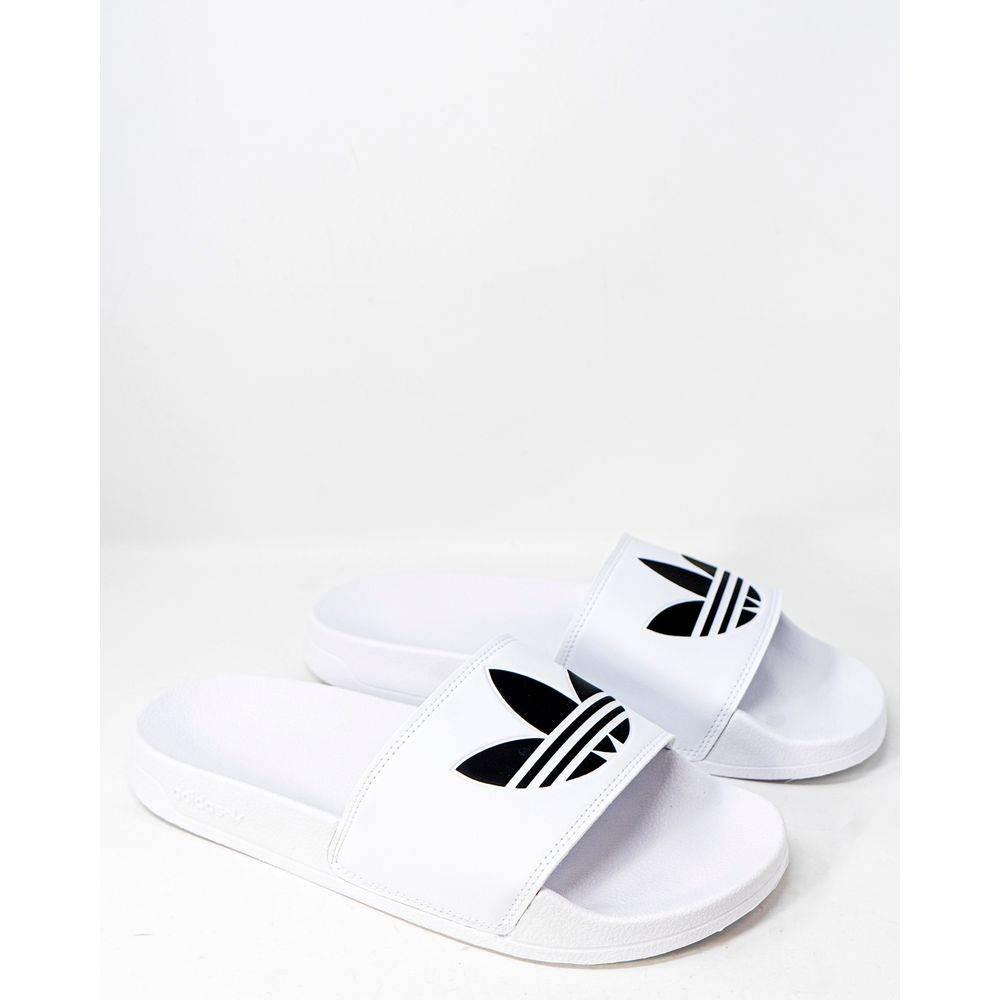 Adidas White Polyester Sandal - Hilstor