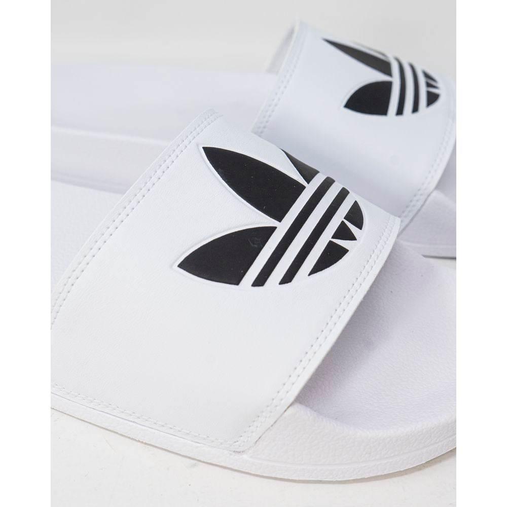 Adidas White Polyester Sandal - Hilstor
