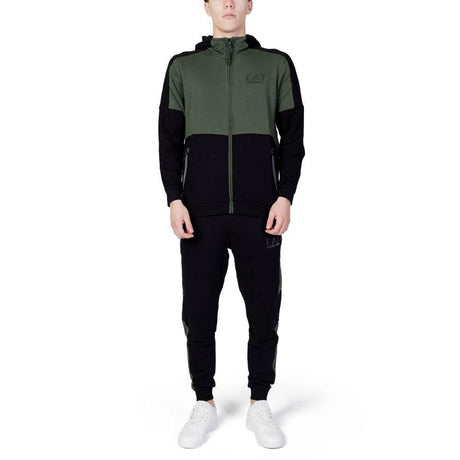 EA7 Emporio Armani Green Cotton Sweatsuit - Hilstor