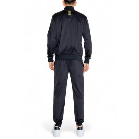EA7 Emporio Armani Black Polyester Sweatsuit - Hilstor