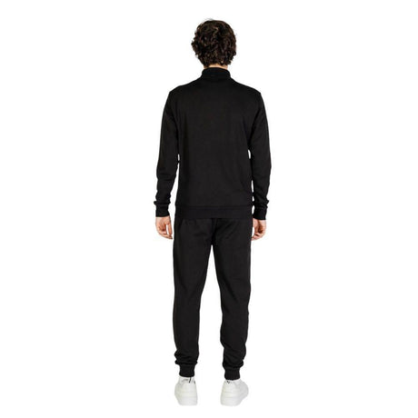 EA7 Emporio Armani Black Cotton Sweatsuit - Hilstor