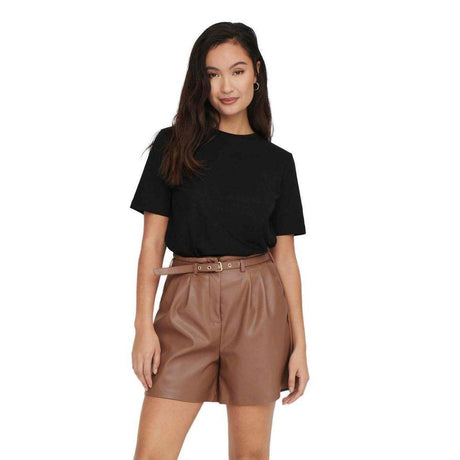 Only Black Cotton Tops & T-Shirt - Hilstor