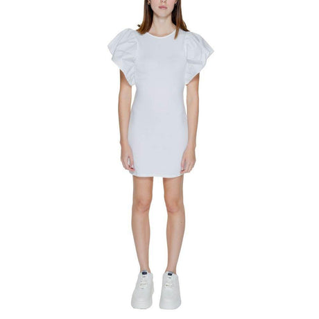 Only White Cotton Dress - Hilstor