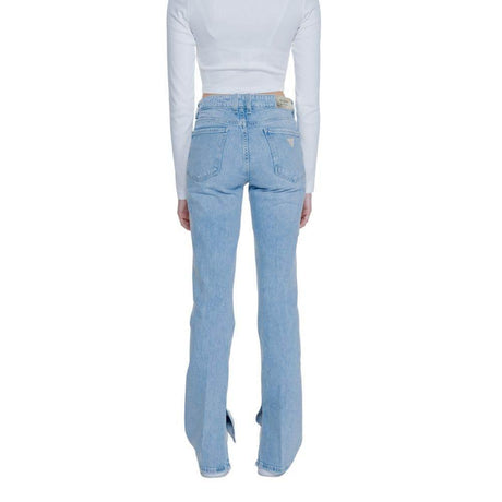 Guess Light Blue Cotton Mom Jean - Hilstor