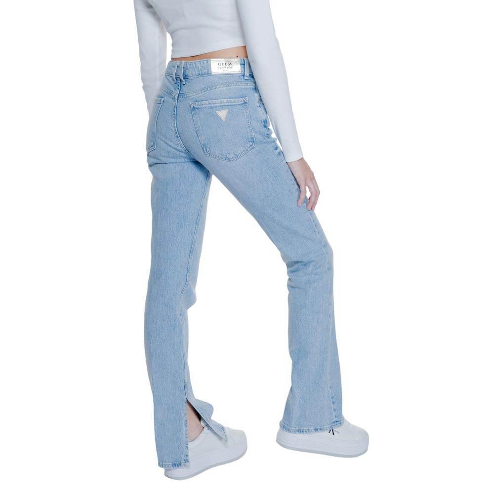 Guess Light Blue Cotton Mom Jean - Hilstor