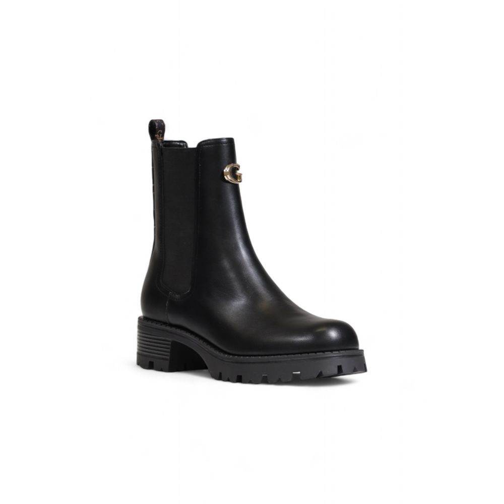 Guess Black Polyethylene Boot - Hilstor