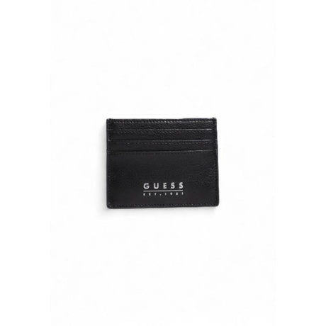 Guess Black Leather Wallet - Hilstor