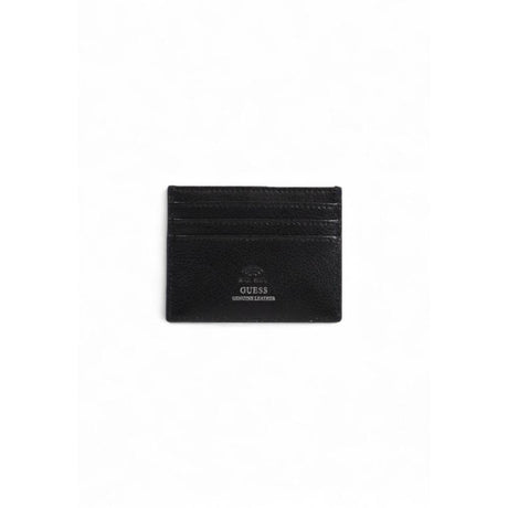 Guess Black Leather Wallet - Hilstor