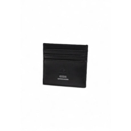 Guess Black Leather Wallet - Hilstor