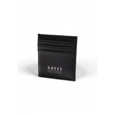Guess Black Leather Wallet - Hilstor