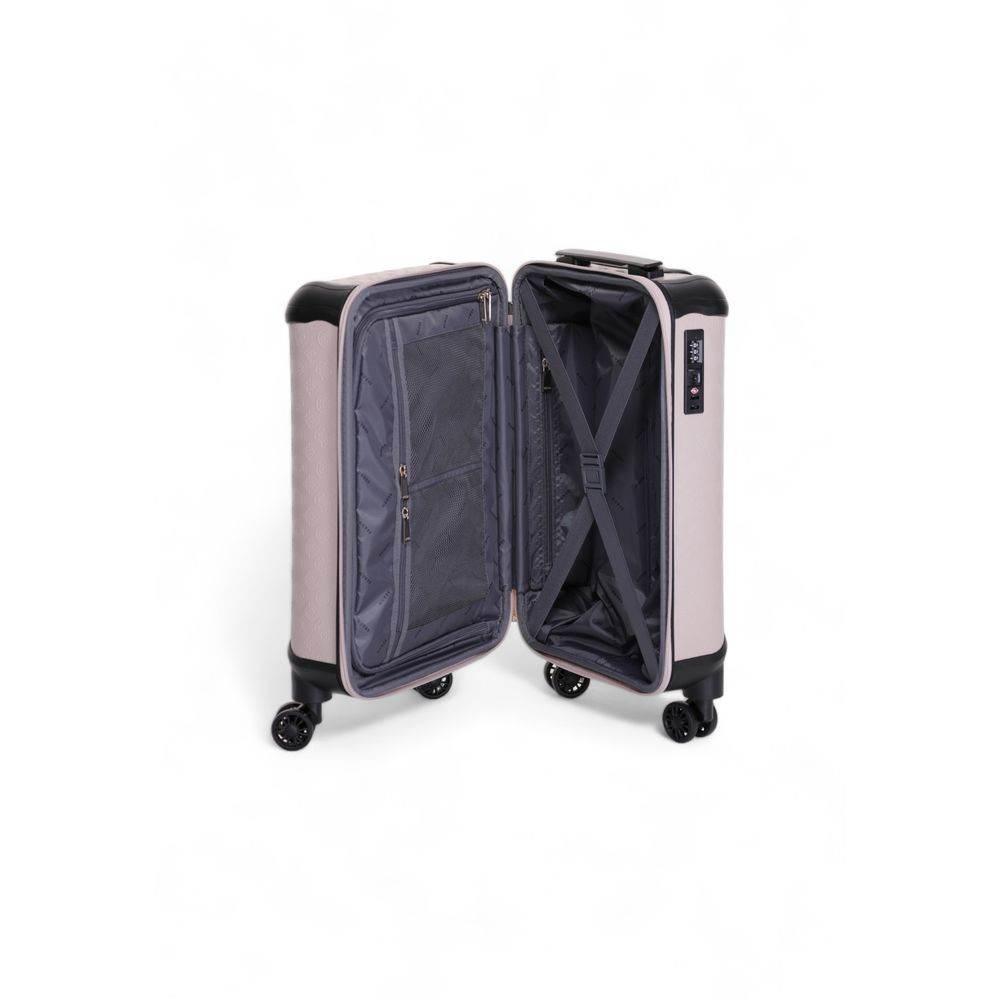 Guess Pink Polyethylene Luggage And Travel - Hilstor
