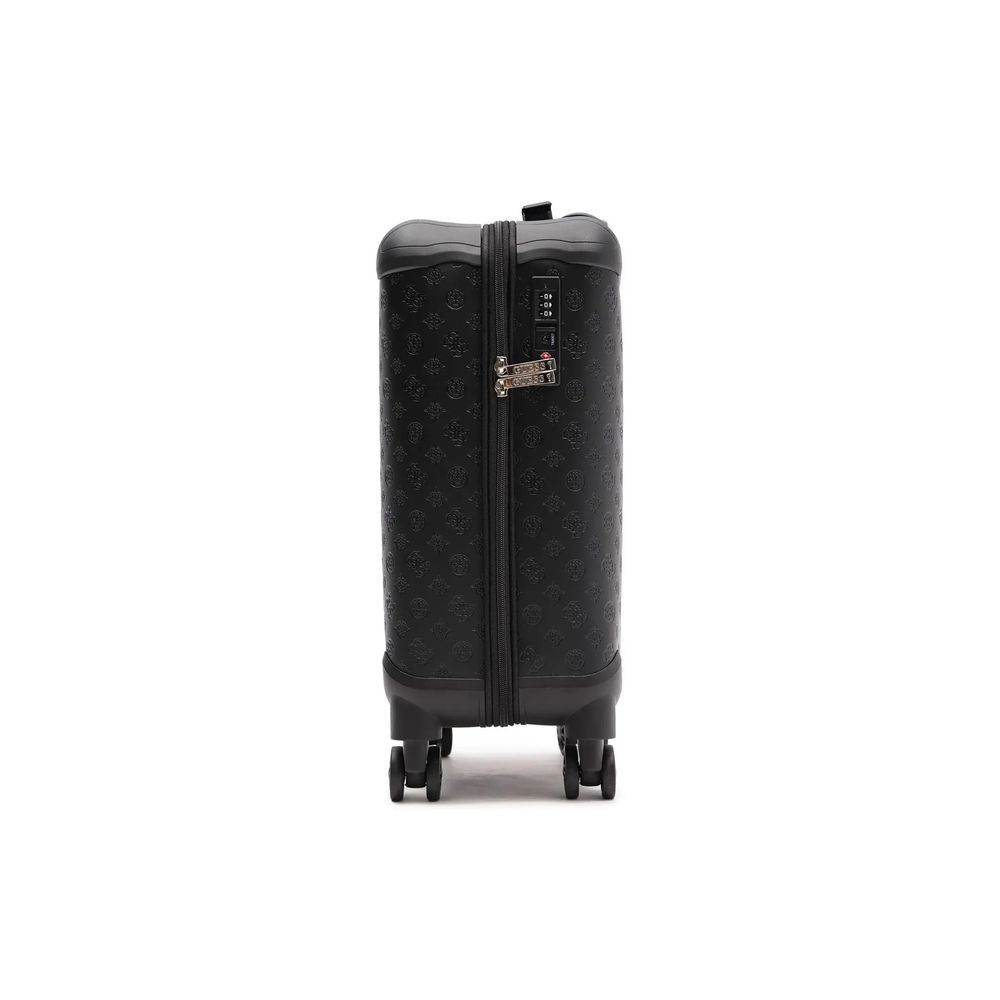 Guess Black Polyethylene Luggage And Travel - Hilstor
