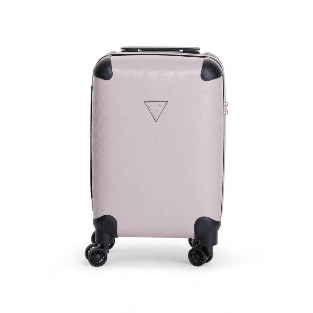 Guess Pink Polyethylene Luggage And Travel - Hilstor