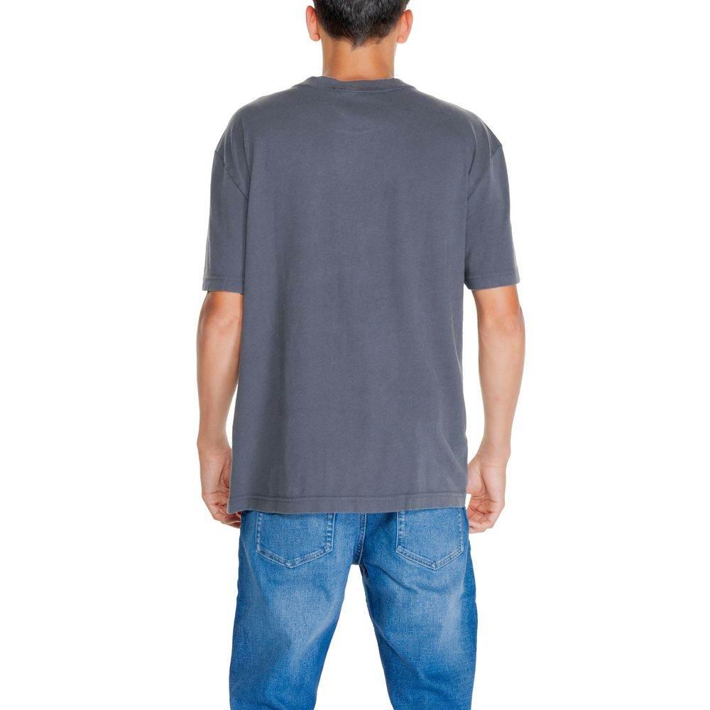 Calvin Klein Jeans Black Recycled Cotton T-Shirt - Hilstor