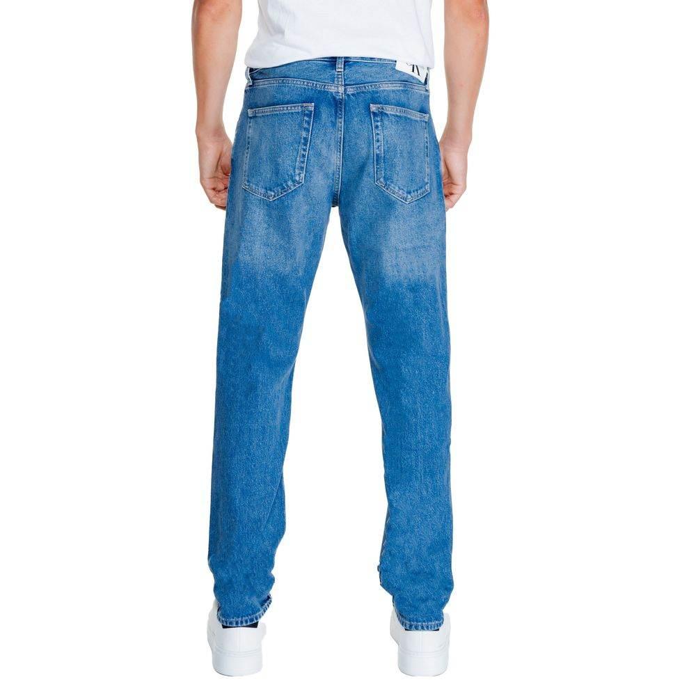 Calvin Klein Jeans Light Blue Cotton Relaxed Fit Jean - Hilstor