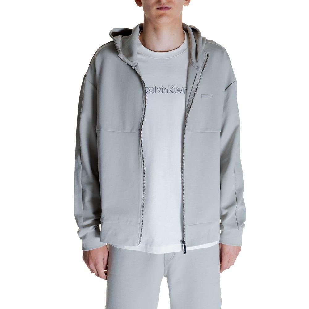 Calvin Klein Gray Cotton Hoody - Hilstor