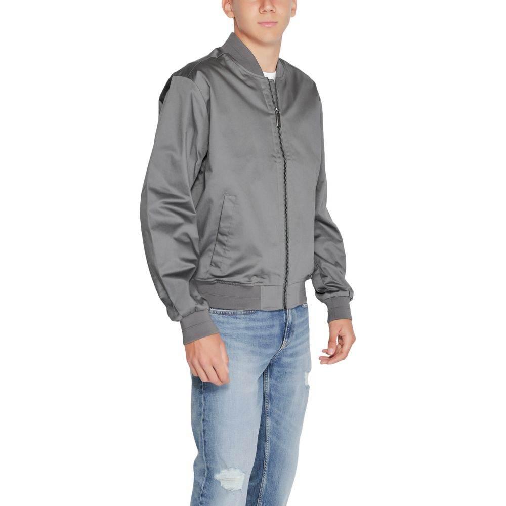 Calvin Klein Gray Organic Cotton Jackets & Coat - Hilstor